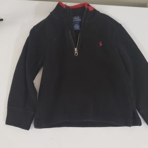 Toddler boys polo pull over sweater